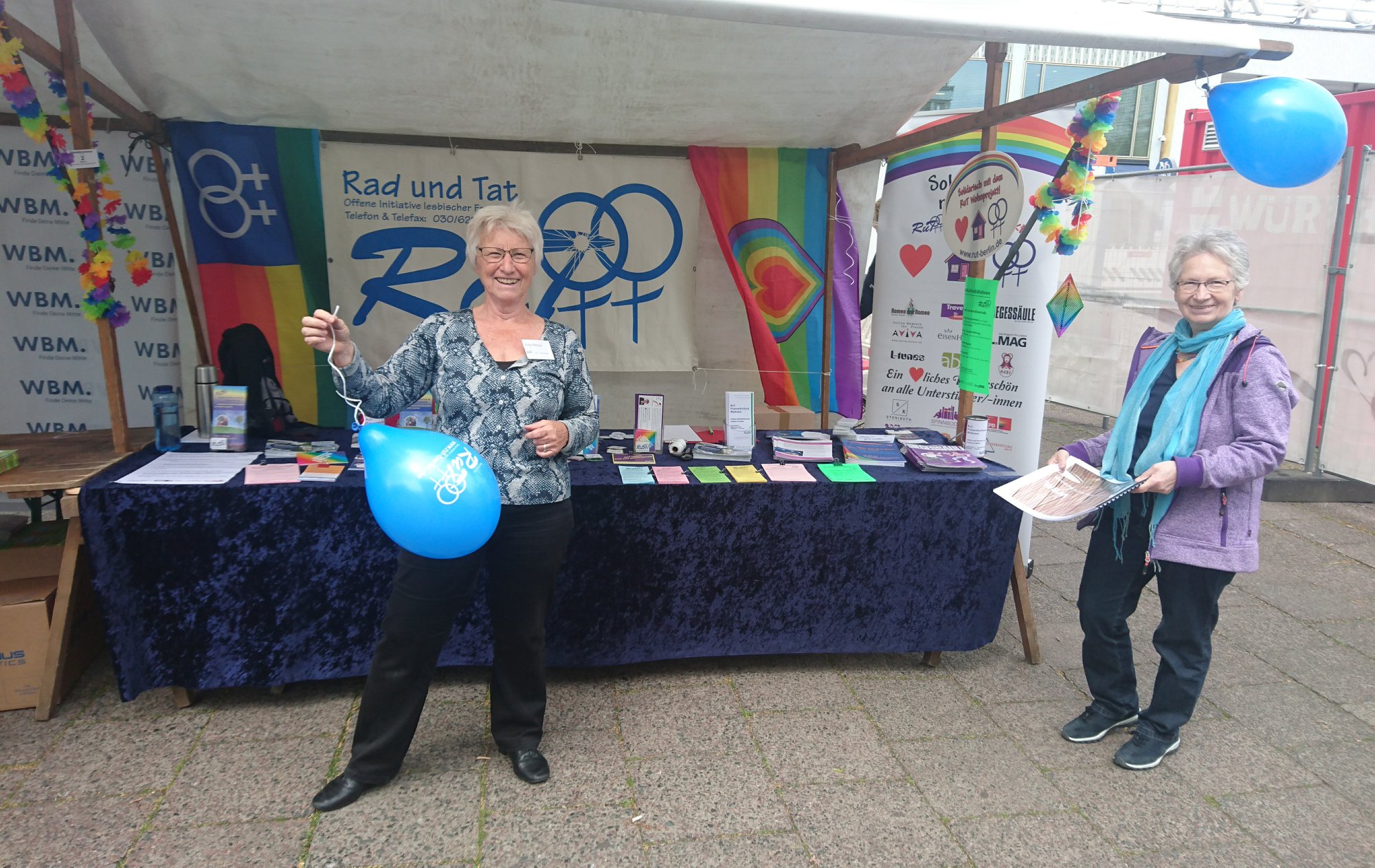 RuT ist dabei beim LesBiSchwules Parkfest  