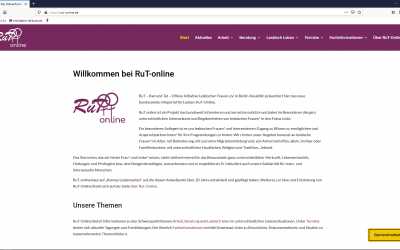Neues Informationsportal für Lesben: RuT-Online