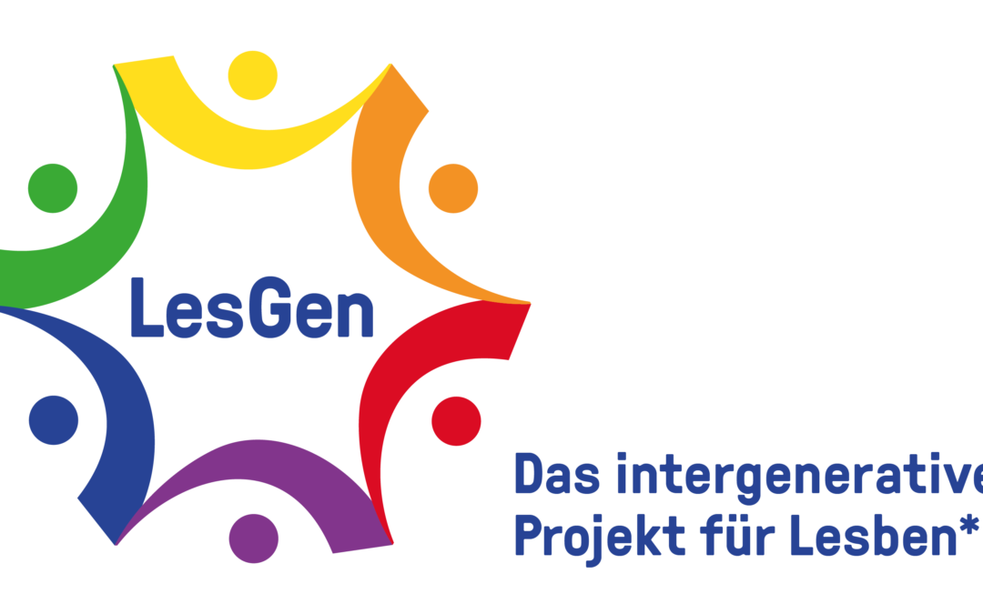 Die Grafik zeigt das Logo von L* Generation, das intergenerative Projekt für Lesben*