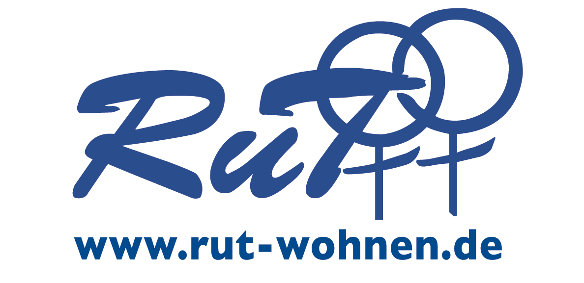 Die Grafik zeigt das Logo von RuT-Wohnen