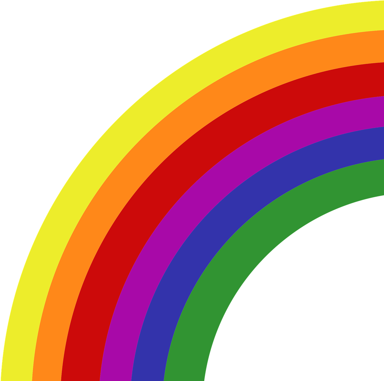 Das Bild zeigt einen Regenbogen