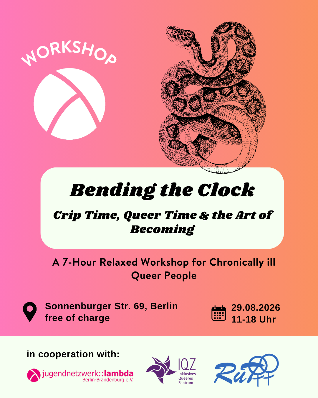 IQZ: Bending the Clock – Crip Time, Queer Time & the Art of Becoming