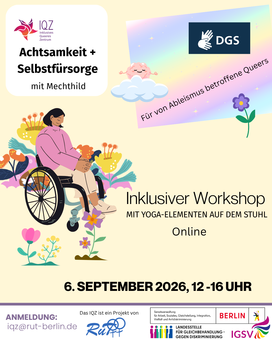 IQZ: Achtsamkeit und Selbstfürsorge mit Mechthild